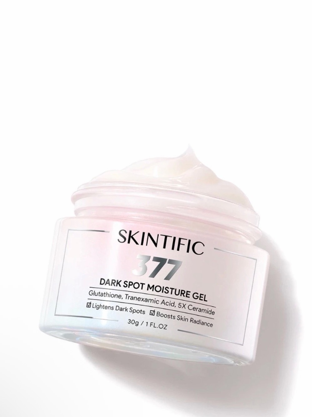 Skintific 377 Dark Spot Moisture Gel — Pink/White